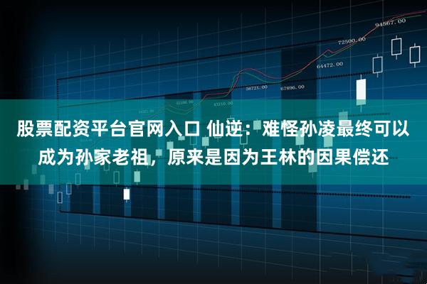 股票配资平台官网入口 仙逆：难怪孙凌最终可以成为孙家老祖，原来是因为王林的因果偿还